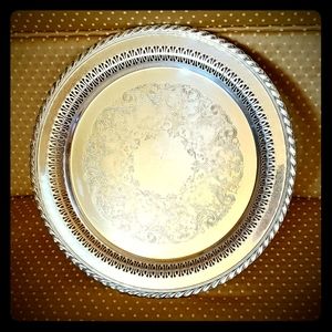 VINTAGE SILVERPLATED TRAY